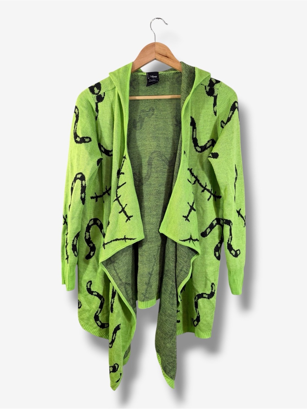 Disney Her Universe Oogie Boogie Glow in the Dark Hooded Cardigan M Hot Topic